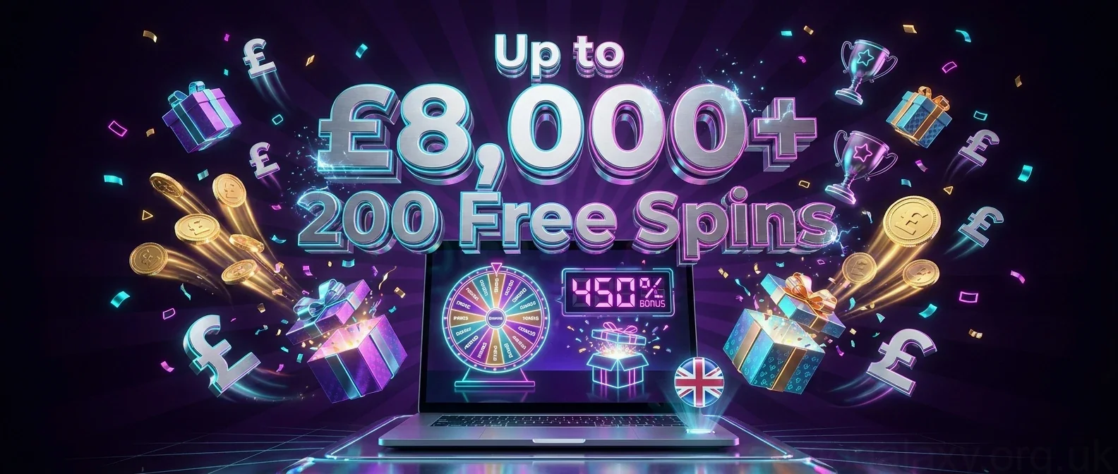 Up to £8,000+ 200 Free Spins